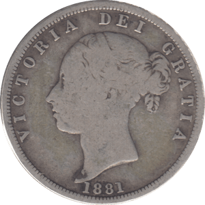 1881 HALFCROWN ( NF ) - HALFCROWN - Cambridgeshire Coins