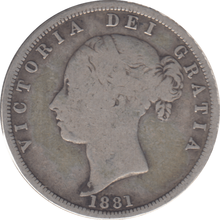 1881 HALFCROWN ( NF ) - HALFCROWN - Cambridgeshire Coins