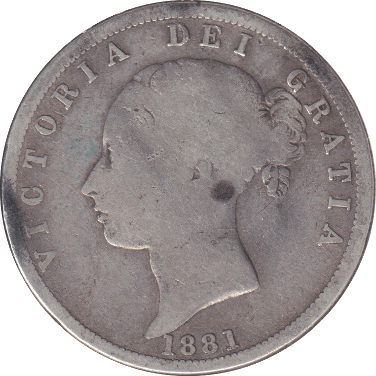 1881 HALFCROWN ( NF ) - HALFCROWN - Cambridgeshire Coins
