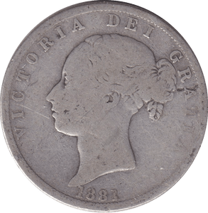 1881 HALFCROWN ( NF ) - HALFCROWN - Cambridgeshire Coins