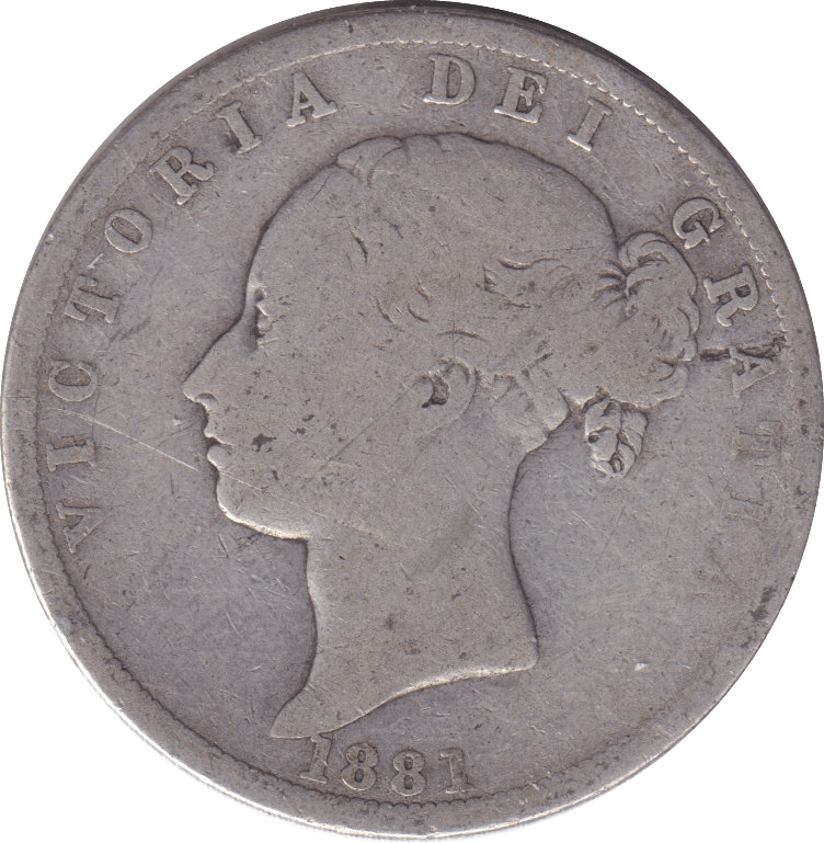 1881 HALFCROWN ( NF ) - HALFCROWN - Cambridgeshire Coins