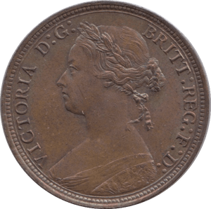 1881 HALFPENNY ( EF ) - Halfpenny - Cambridgeshire Coins