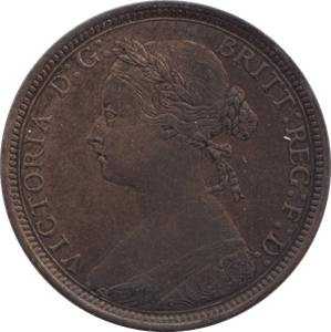 1881 HALFPENNY ( EF ) H - Halfpenny - Cambridgeshire Coins