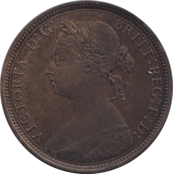 1881 HALFPENNY ( EF ) H - Halfpenny - Cambridgeshire Coins