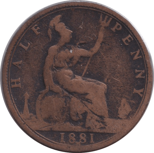 1881 HALFPENNY ( FAIR ) - HALFPENNY - Cambridgeshire Coins