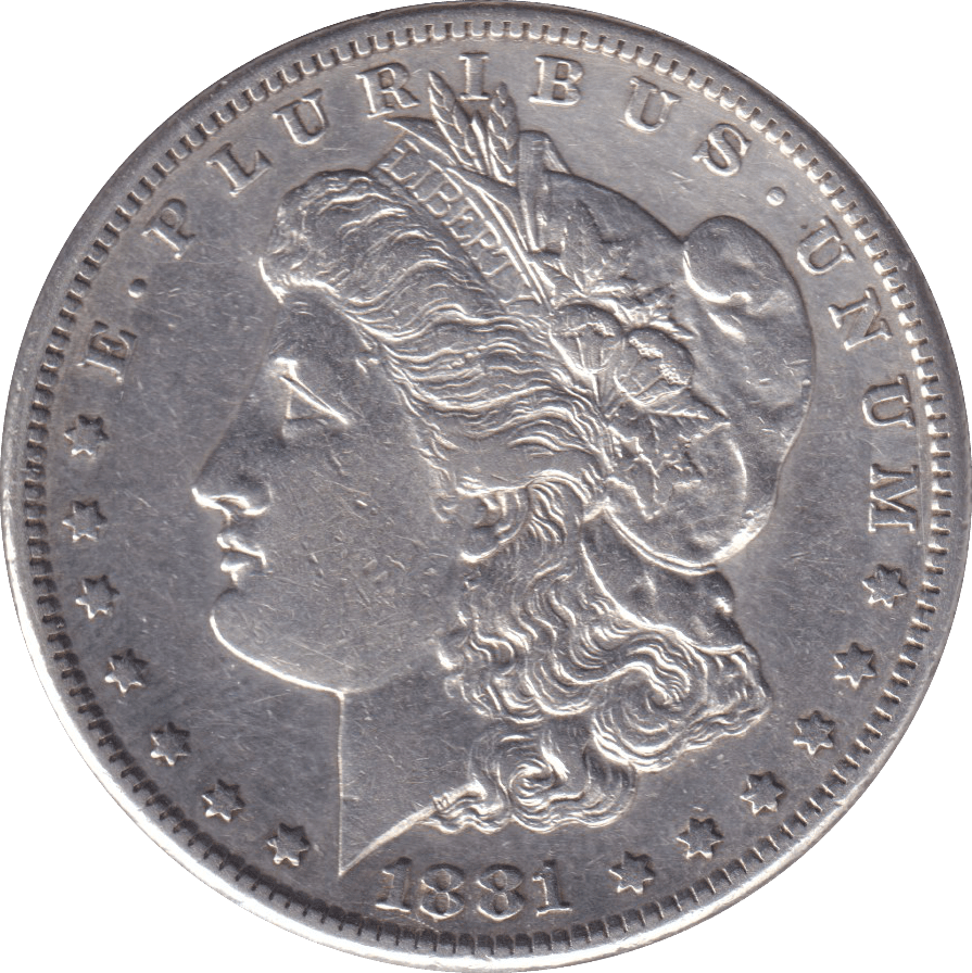 1881 MORGAN DOLLAR USA SAN FRANCISCO MINT - SILVER WORLD COINS - Cambridgeshire Coins