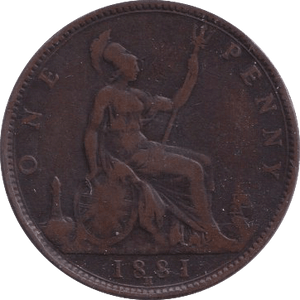 1881 PENNY ( FINE ) - PENNY - Cambridgeshire Coins