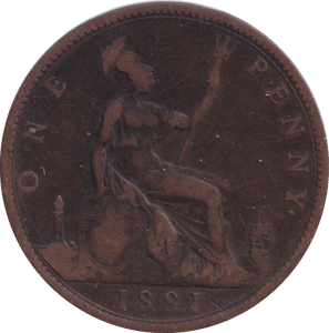 1881 PENNY ( GF ) - PENNY - Cambridgeshire Coins