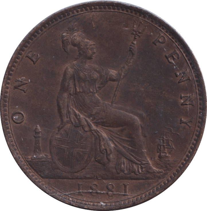 1881 PENNY ( GVF ) - PENNY - Cambridgeshire Coins