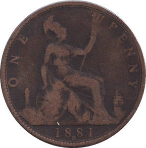 1881 PENNY ( NF ) - PENNY - Cambridgeshire Coins