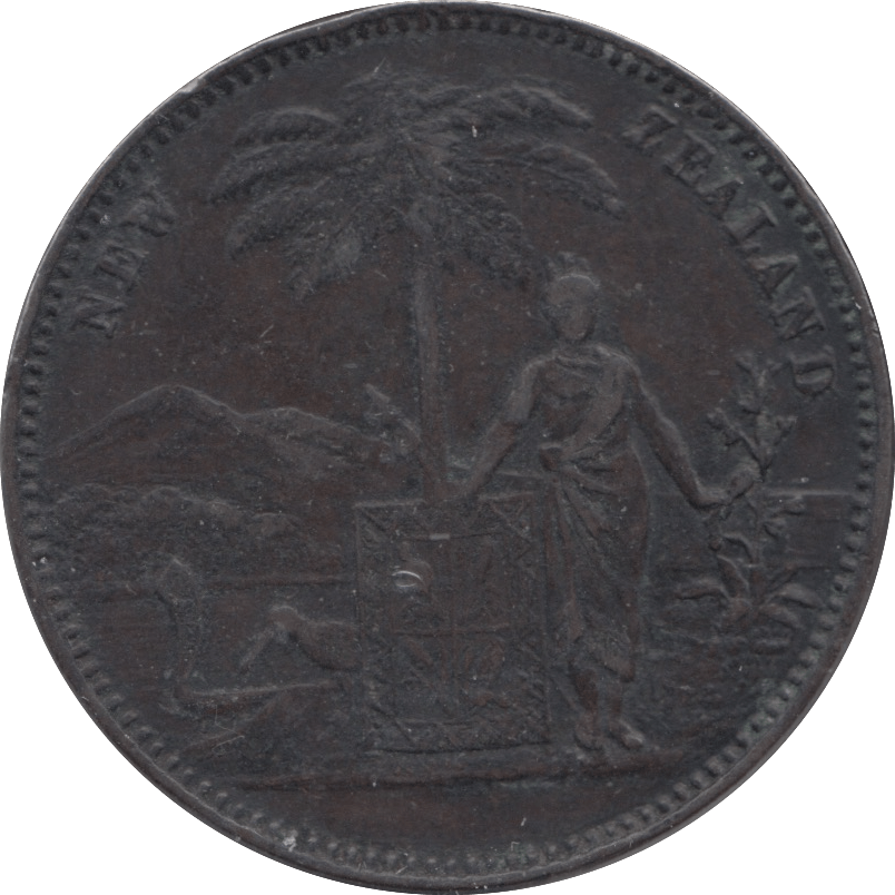 1881 PENNY TOKEN CHRISTCHURCH NEW ZEALAND - PENNY TOKEN - Cambridgeshire Coins