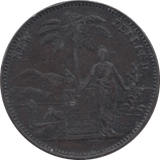 1881 PENNY TOKEN CHRISTCHURCH NEW ZEALAND - PENNY TOKEN - Cambridgeshire Coins