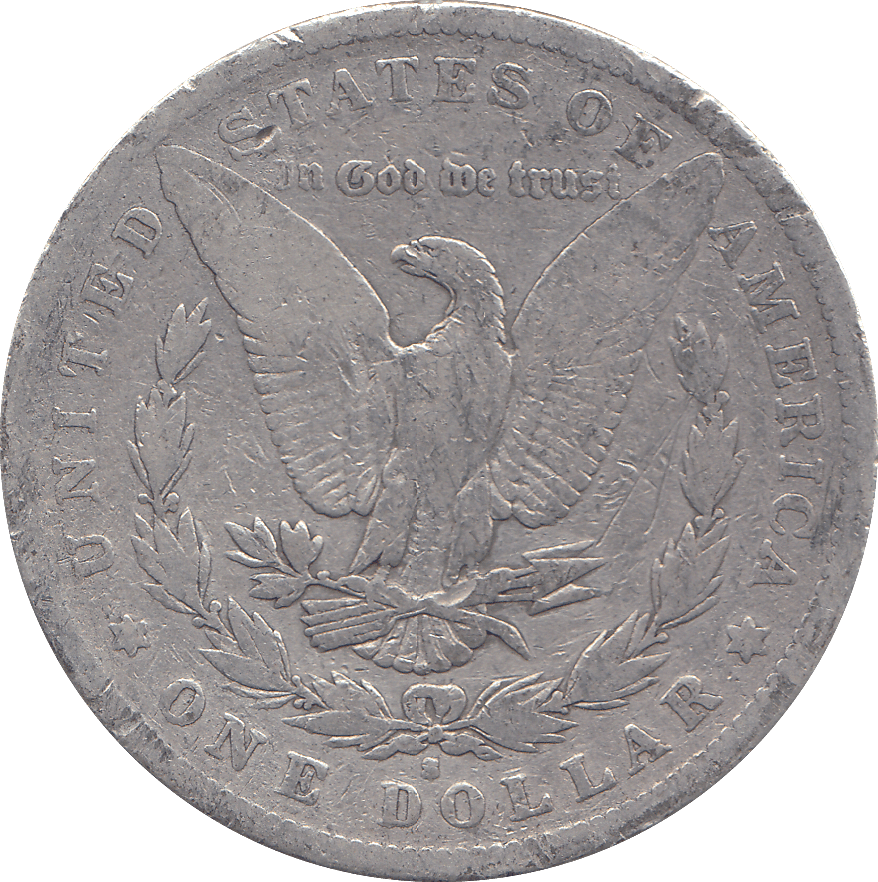 1881 S SILVER MORGAN DOLLAR USA - SILVER WORLD COINS - Cambridgeshire Coins