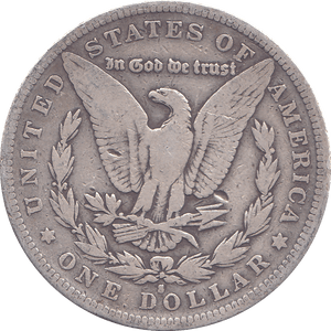 1881 S SILVER MORGAN DOLLAR USA - SILVER WORLD COINS - Cambridgeshire Coins