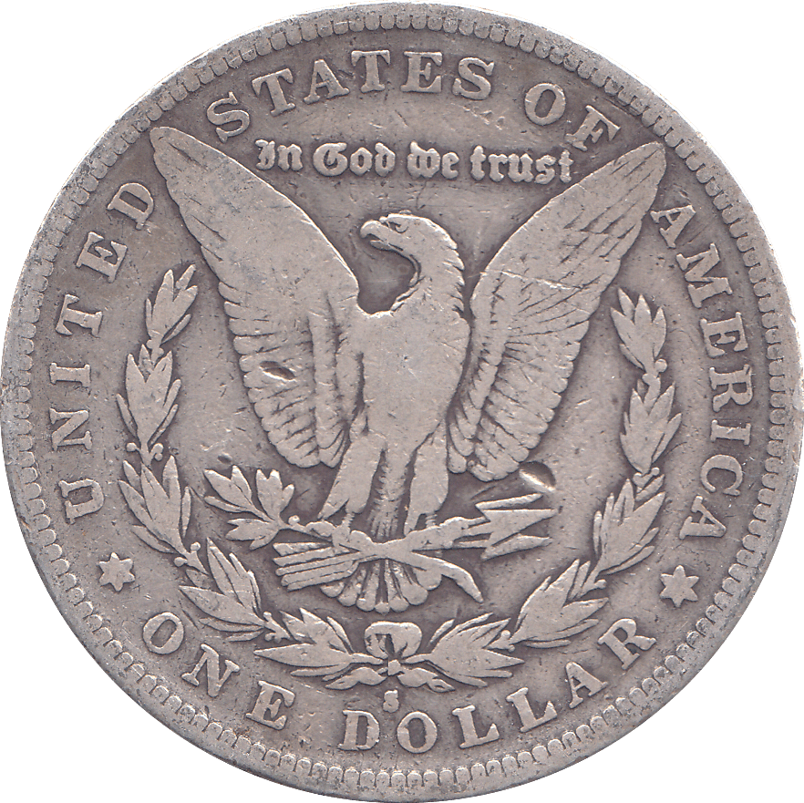 1881 S SILVER MORGAN DOLLAR USA - SILVER WORLD COINS - Cambridgeshire Coins