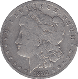 1881 S SILVER MORGAN DOLLAR USA - SILVER WORLD COINS - Cambridgeshire Coins