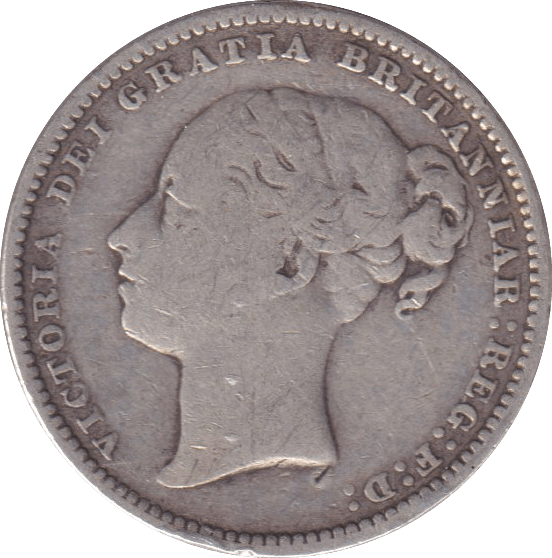 1881 SHILLING ( FINE ) - Shilling - Cambridgeshire Coins