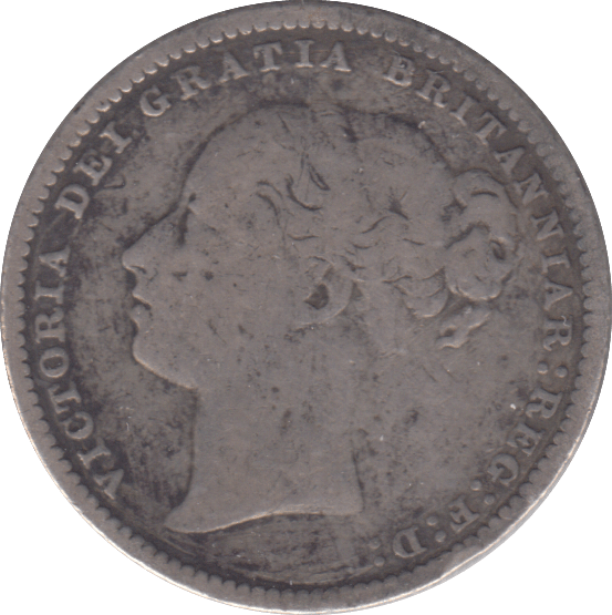 1881 SHILLING ( FINE ) - SHILLING - Cambridgeshire Coins