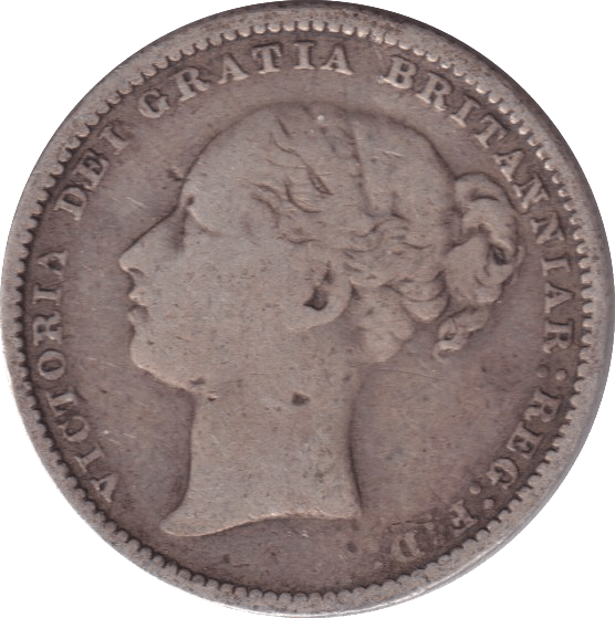 1881 SHILLING ( FINE ) - SHILLING - Cambridgeshire Coins