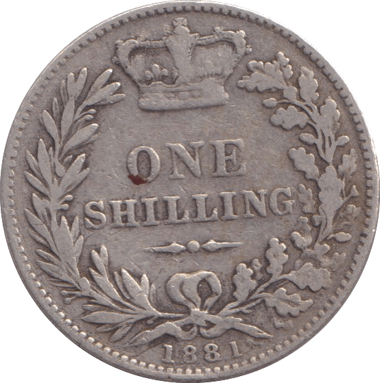 1881 SHILLING ( FINE ) - Shilling - Cambridgeshire Coins