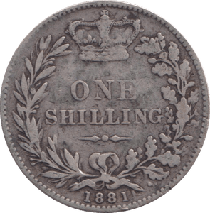 1881 SHILLING ( GF ) - Shilling - Cambridgeshire Coins
