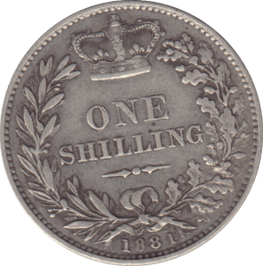 1881 SHILLING ( GF ) - SHILLING - Cambridgeshire Coins