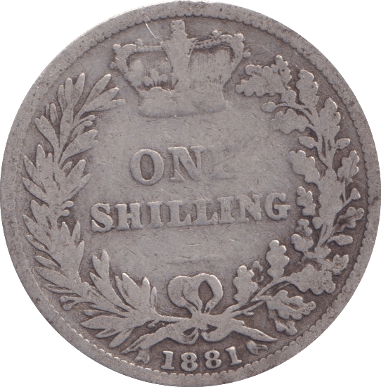 1881 SHILLING ( NF ) - Shilling - Cambridgeshire Coins