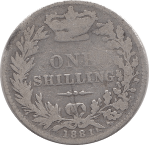 1881 SHILLING ( NF ) - Shilling - Cambridgeshire Coins