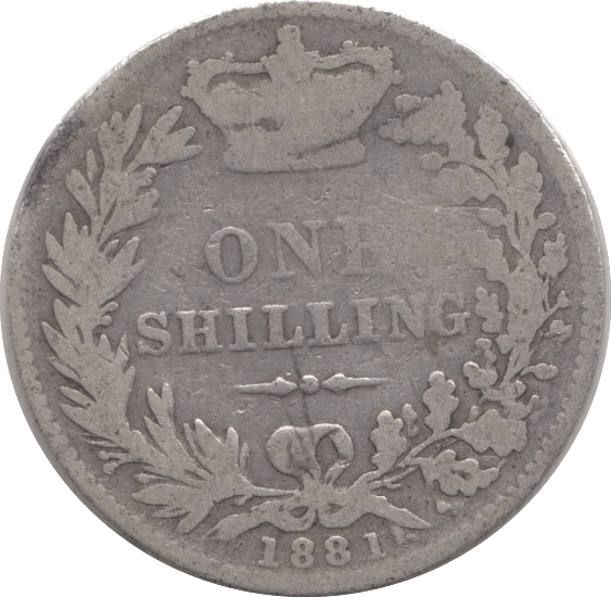 1881 SHILLING ( NF ) - Shilling - Cambridgeshire Coins