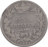 1881 SHILLING ( NF ) - Shilling - Cambridgeshire Coins