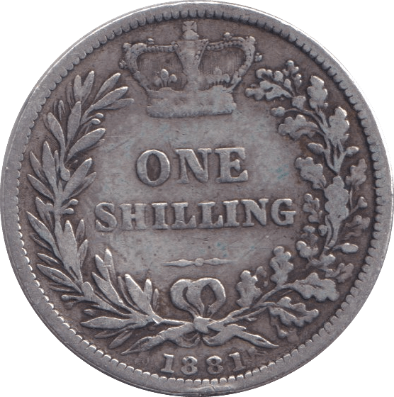 1881 SHILLING ( NF ) - SHILLING - Cambridgeshire Coins