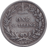 1881 SHILLING ( NF ) - SHILLING - Cambridgeshire Coins