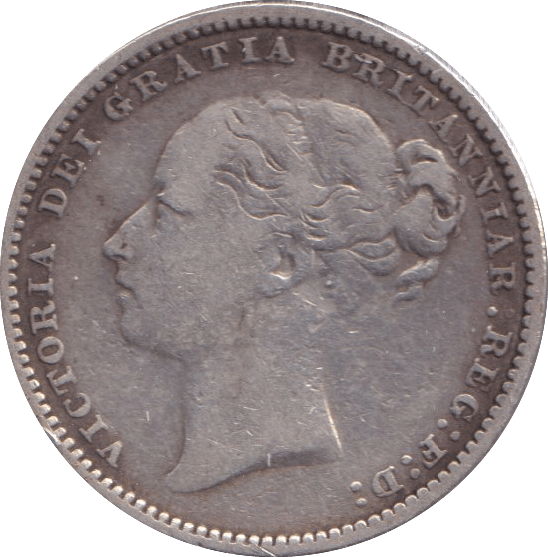 1881 SHILLING (VF) - SHILLING - Cambridgeshire Coins