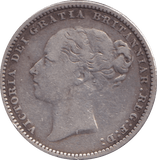1881 SHILLING (VF) - SHILLING - Cambridgeshire Coins