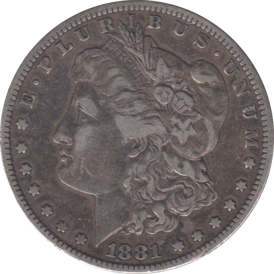 1881 SILVER DOLLAR USA - SILVER WORLD COINS - Cambridgeshire Coins