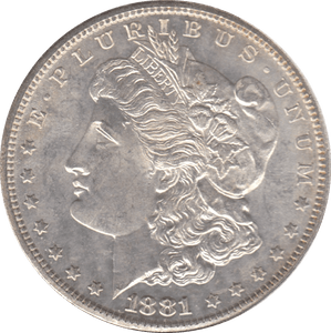 1881 SILVER MORGAN DOLLAR SAN FRANCISCO MINT - SILVER WORLD COINS - Cambridgeshire Coins