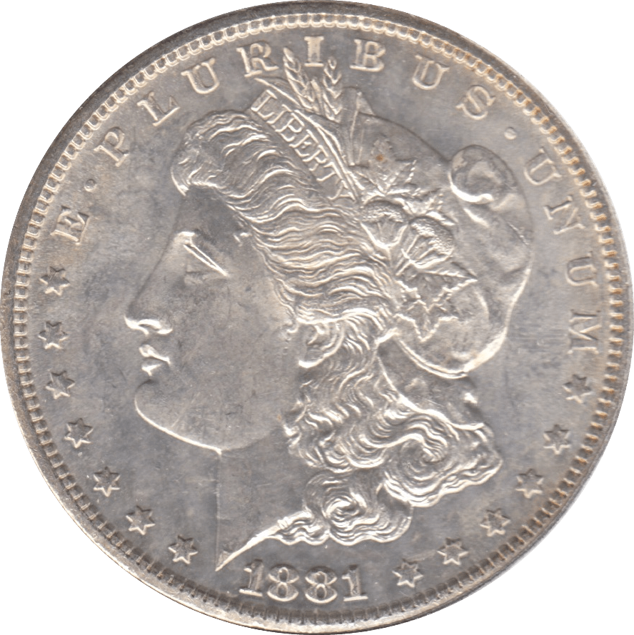 1881 SILVER MORGAN DOLLAR SAN FRANCISCO MINT - SILVER WORLD COINS - Cambridgeshire Coins