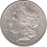 1881 SILVER MORGAN DOLLAR SAN FRANCISCO MINT - SILVER WORLD COINS - Cambridgeshire Coins
