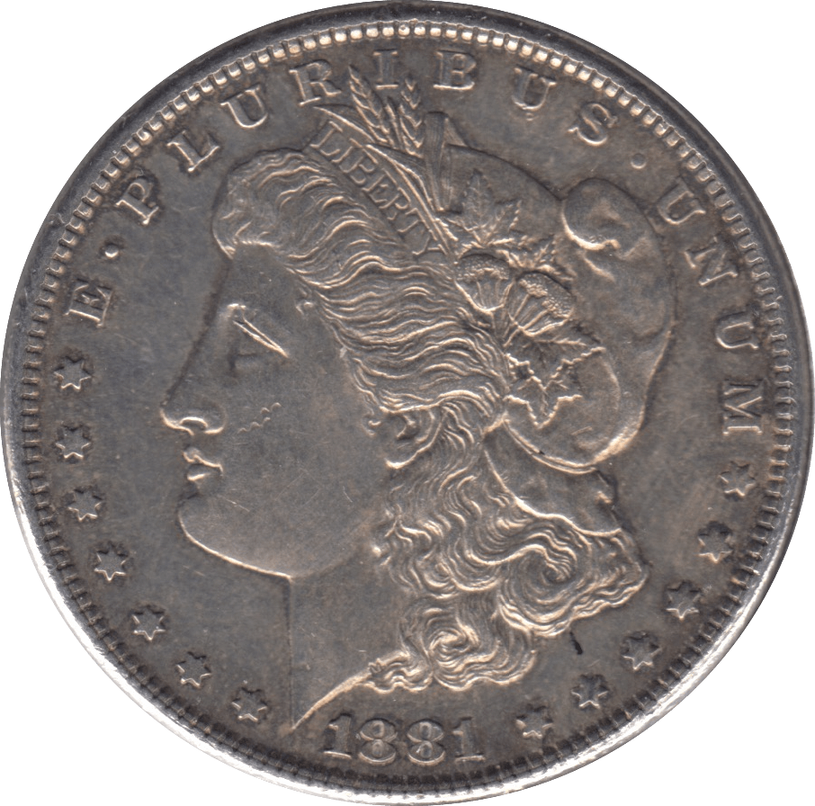 1881 SILVER MORGAN DOLLAR SAN FRANCISCO MINT - SILVER WORLD COINS - Cambridgeshire Coins