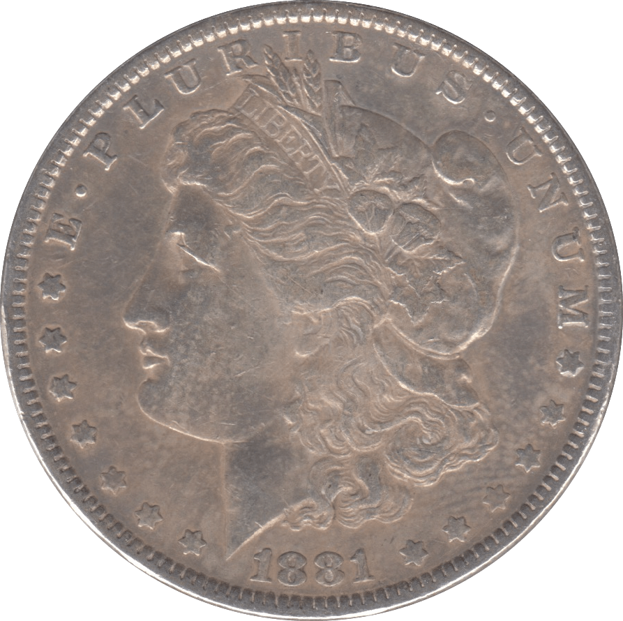 1881 SILVER MORGAN DOLLAR USA NEW ORLEANS MINT - SILVER WORLD COINS - Cambridgeshire Coins