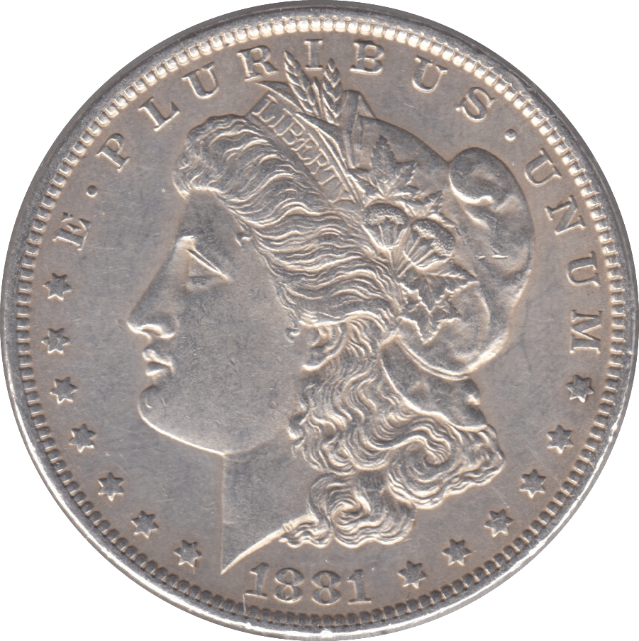 1881 SILVER MORGAN DOLLAR USA NEW ORLEANS MINT - SILVER WORLD COINS - Cambridgeshire Coins
