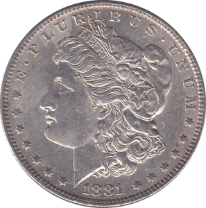 1881 SILVER MORGAN DOLLAR USA PHILADELPHIA MINT 2 - SILVER WORLD COINS - Cambridgeshire Coins