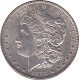 1881 SILVER MORGAN DOLLAR USA PHILADELPHIA MINT 2 - SILVER WORLD COINS - Cambridgeshire Coins