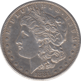 1881 SILVER MORGAN DOLLAR USA SAN FRANCISCO MINT - SILVER WORLD COINS - Cambridgeshire Coins