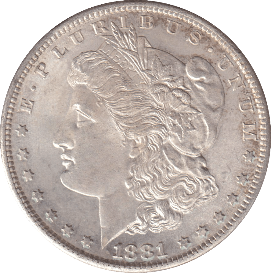 1881 SILVER MORGAN DOLLAR USA SAN FRANCISCO - SILVER WORLD COINS - Cambridgeshire Coins