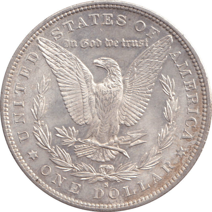 1881 SILVER MORGAN DOLLAR USA SAN FRANCISCO - SILVER WORLD COINS - Cambridgeshire Coins