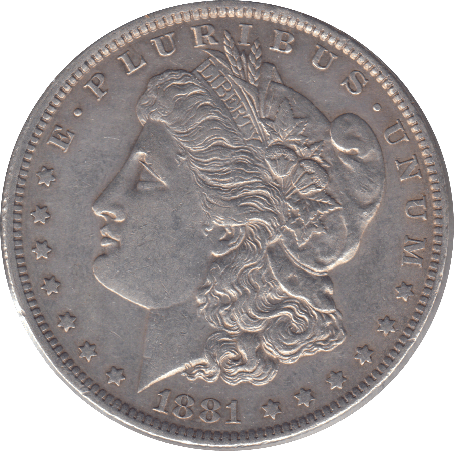 1881 SILVER MORGAN ONE DOLLAR USA - SILVER WORLD COINS - Cambridgeshire Coins