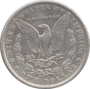 1881 SILVER ONE MORGAN DOLLAR USA - SILVER WORLD COINS - Cambridgeshire Coins