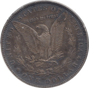 1881 SILVER ONE MORGAN DOLLAR USA - SILVER WORLD COINS - Cambridgeshire Coins