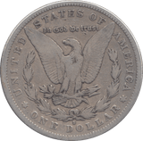 1881 SILVER ONE MORGAN DOLLAR USA - SILVER WORLD COINS - Cambridgeshire Coins